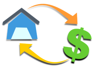 house and dollar sign image