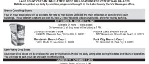 Lake County IL voting dropbox locations