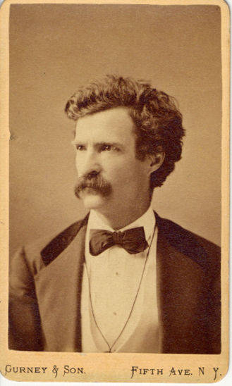 Photo of Mark Twain courtesy of the Center for Mark Twain Studies